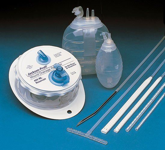 Drain Wound Surgical Drain Jackson-Pratt® Perforated/Round End Perforation 15Fr Silicone Radiopaque (1/EA 80/CS) by Cardinal  ID SU130-1323